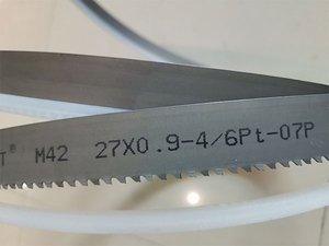 Биметаллическое полотно ленточной пилы M42 27x0,9, индивидуальный TPI
