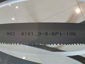 Биметаллическое полотно ленточной пилы M42 41x1,3, индивидуальный TPI