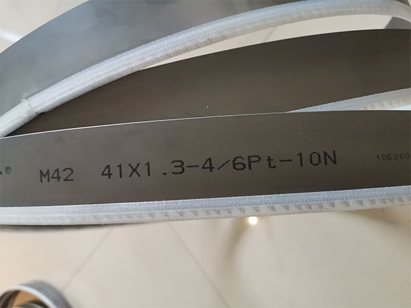 Биметаллическое полотно ленточной пилы M42 41x1,3, индивидуальный TPI